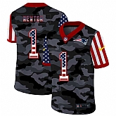 Nike New England Patriots 1 Newton 2020 USA Nike Camo Salute to Service Limited Jersey zhua,baseball caps,new era cap wholesale,wholesale hats